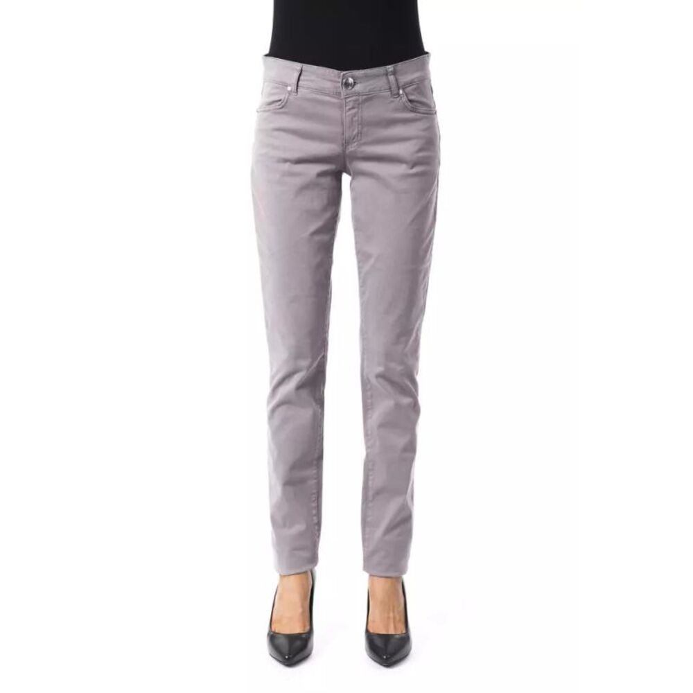 BYBLOS Gray Cotton Women's Women's Pant